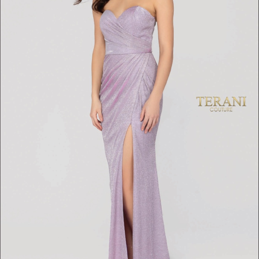 Strapless Glitter Dress Evening Party Prom Dress